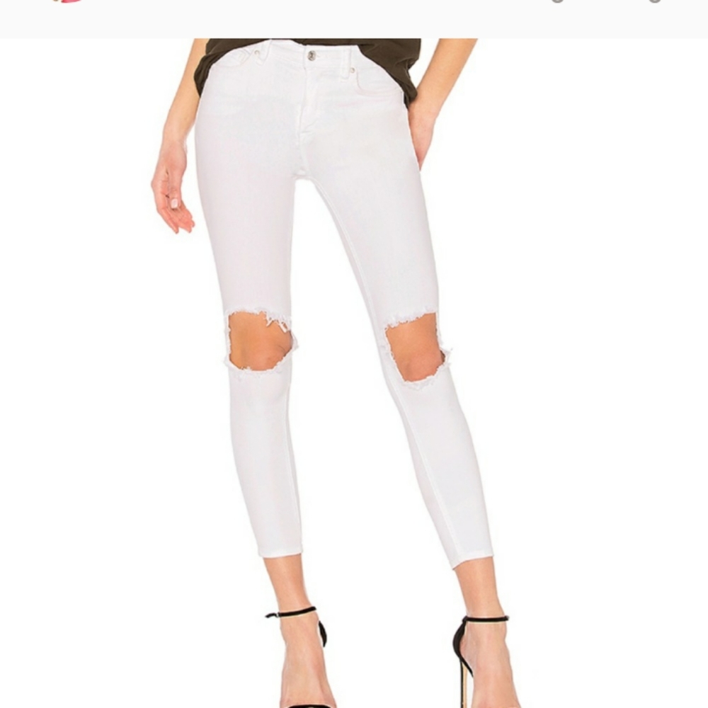 Busted Trashed knee Jeans Free People sz 32